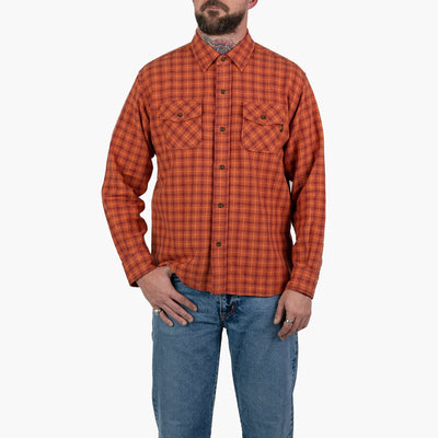 Amundsen Check Shirt - Burgundy