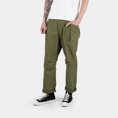 Fatigue Trousers (Mil Back Sateen) - Olive