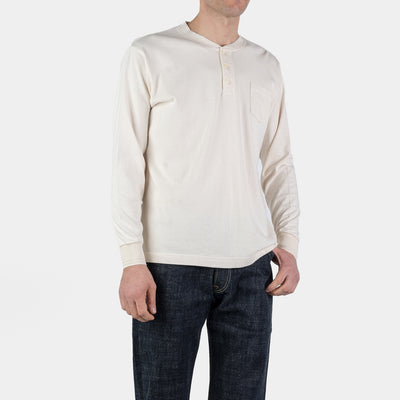 OD Henley Long Sleeve Tee - Natural