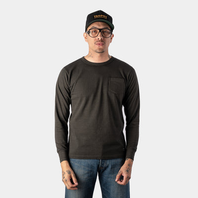 OD L/S Pocket Tee - Gun Black