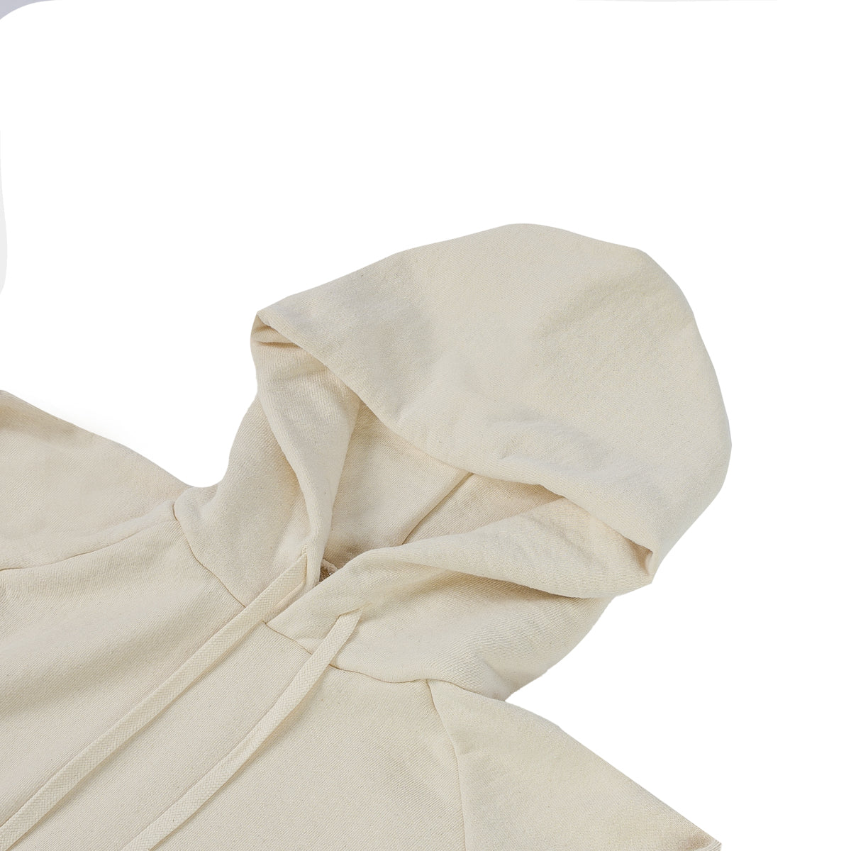 Sinker Tube Pullover Raglan Hoodie - Ivory