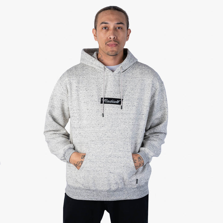 RADIALL　FLAGS - HOODIE SWEATSHIRT L/S Radiall Flags V2 Hooded Sweatshirt - Ash Grey | Sonder Supplies