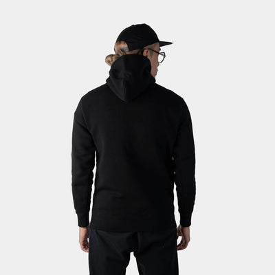 Crossneck Hoodie - Black