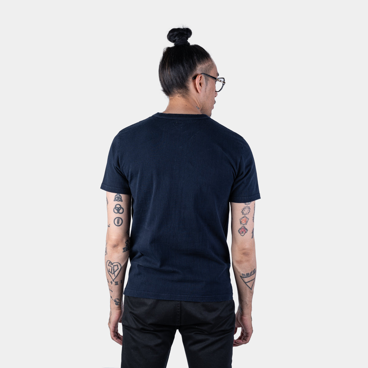 Loop Wheel Pocket Tee - Navy
