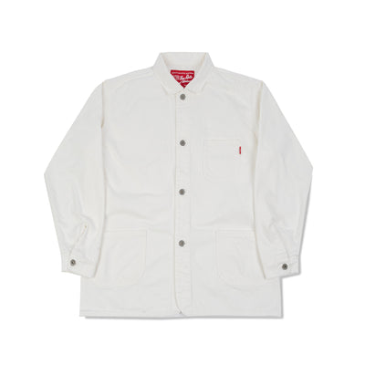 Denim Coverall - White