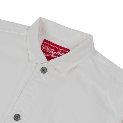 Denim Coverall - White