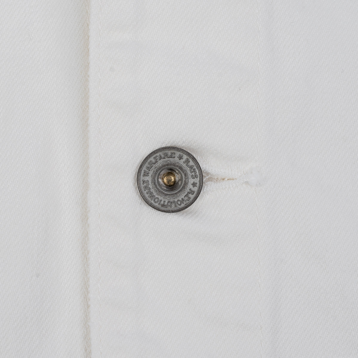 Denim Coverall - White