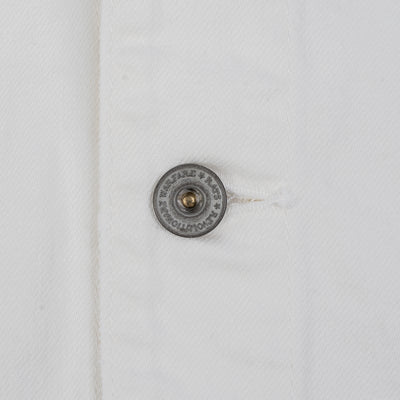 Denim Coverall - White