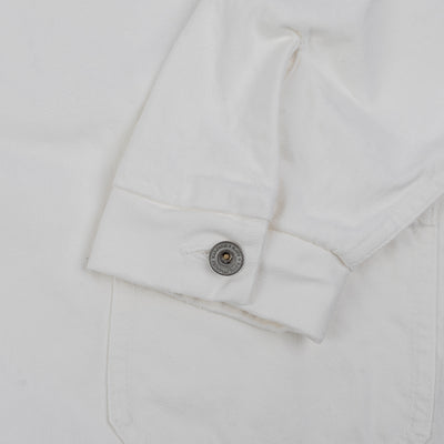 Denim Coverall - White