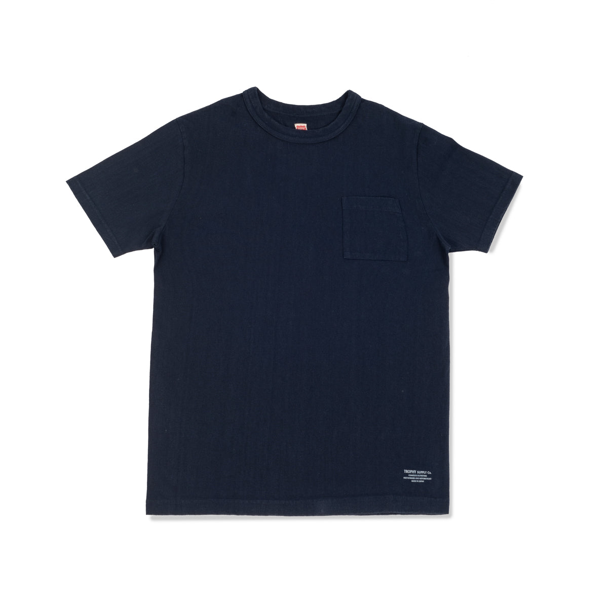 Loop Wheel Pocket Tee - Navy