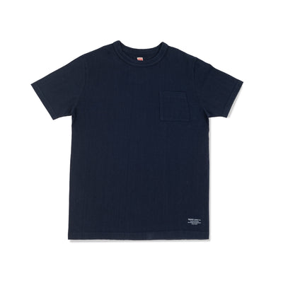 Loop Wheel Pocket Tee - Navy