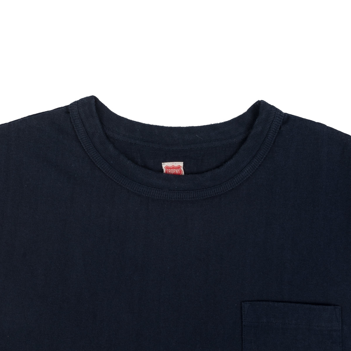 Loop Wheel Pocket Tee - Navy