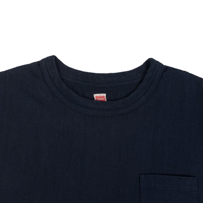 Loop Wheel Pocket Tee - Navy