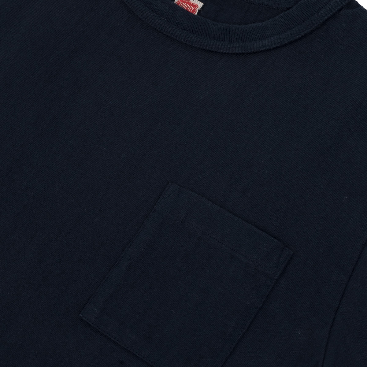 Loop Wheel Pocket Tee - Navy