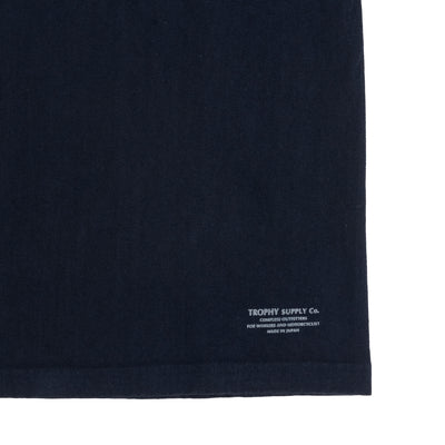 Loop Wheel Pocket Tee - Navy