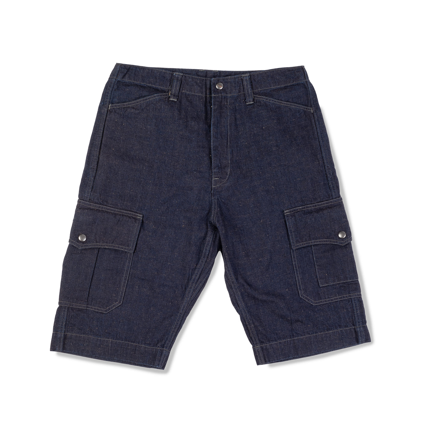 Mil Denim Fatigue Shorts  - Indigo