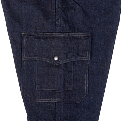 Mil Denim Fatigue Shorts  - Indigo