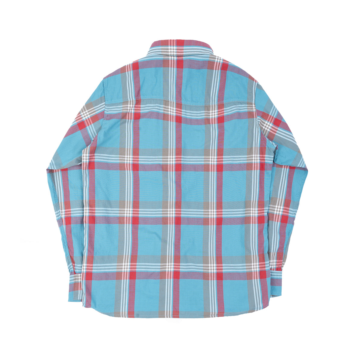 Button Down Check Shirt - Blue/Red