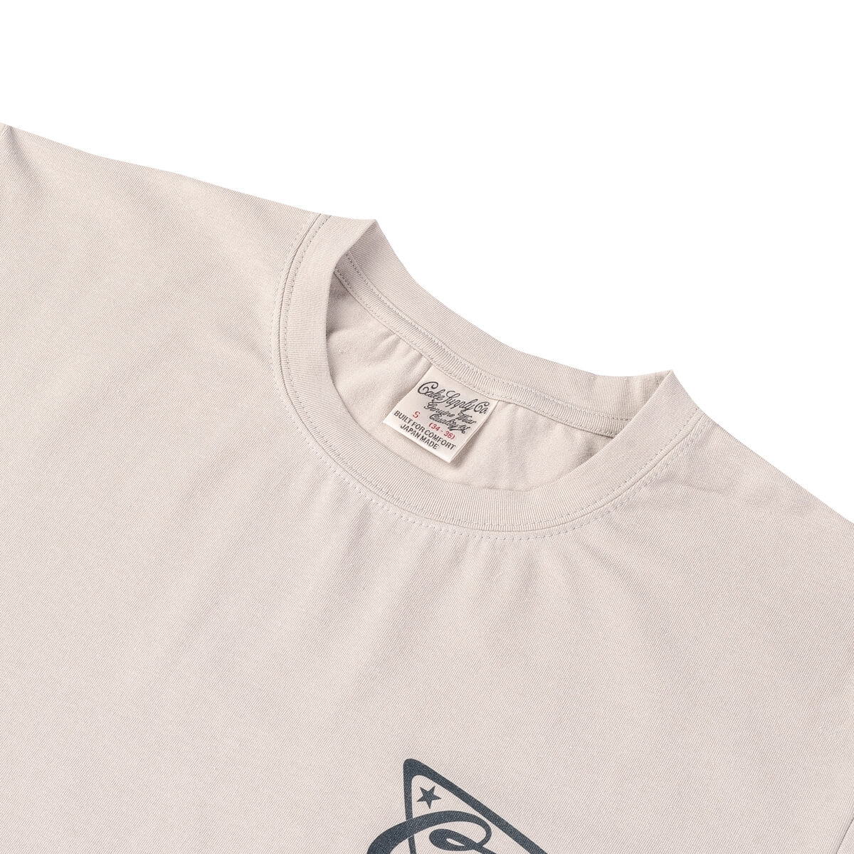 Logo Crewneck Tee - Grey