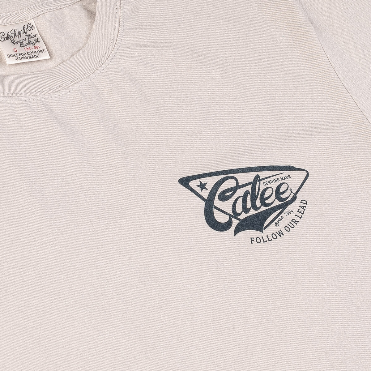 Logo Crewneck Tee - Grey