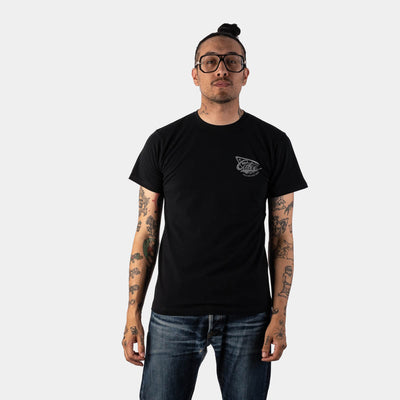 Logo Crewneck Tee - Black