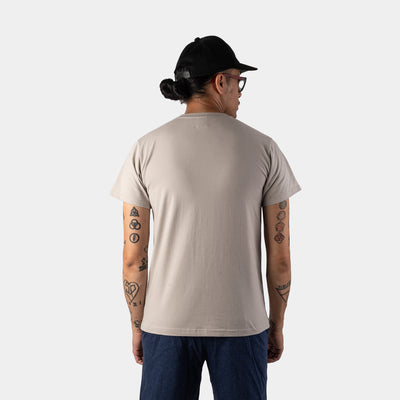 Logo Crewneck Tee - Grey