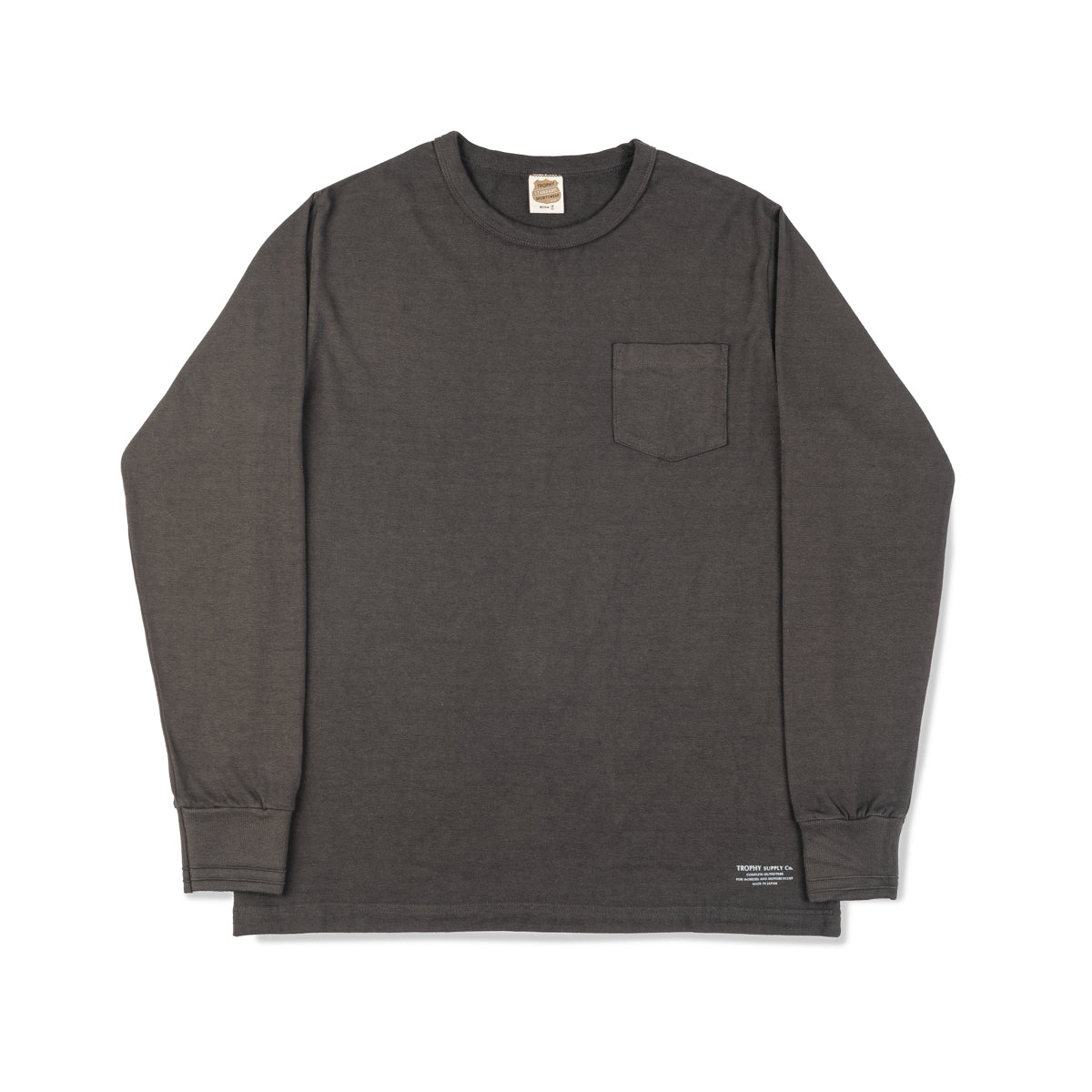 OD L/S Pocket Tee - Gun Black