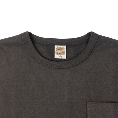 Box Logo OD L/S Tee - Gun Black