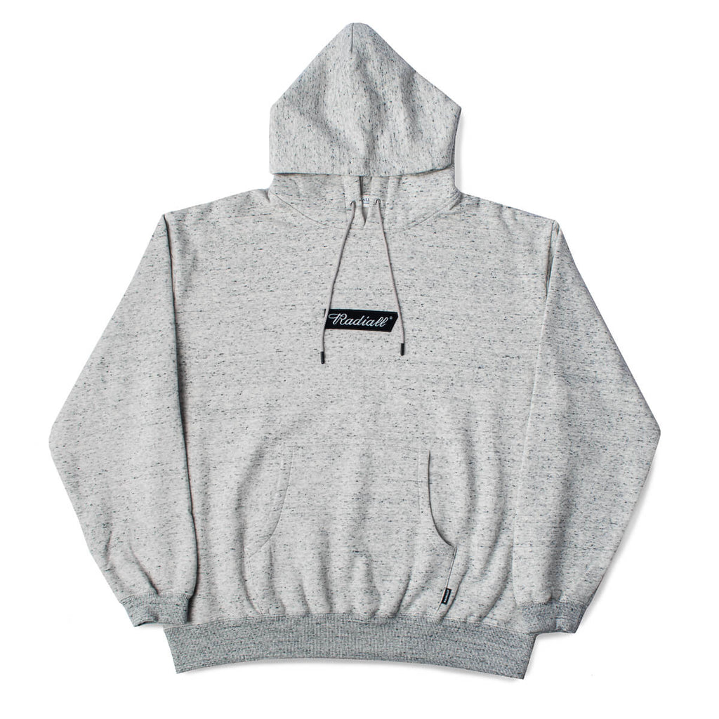 RADIALL　FLAGS - HOODIE SWEATSHIRT L/S Radiall Flags V2 Hooded Sweatshirt - Ash Grey | Sonder Supplies