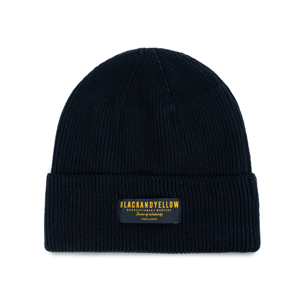 Cotton Knit Cap - Black