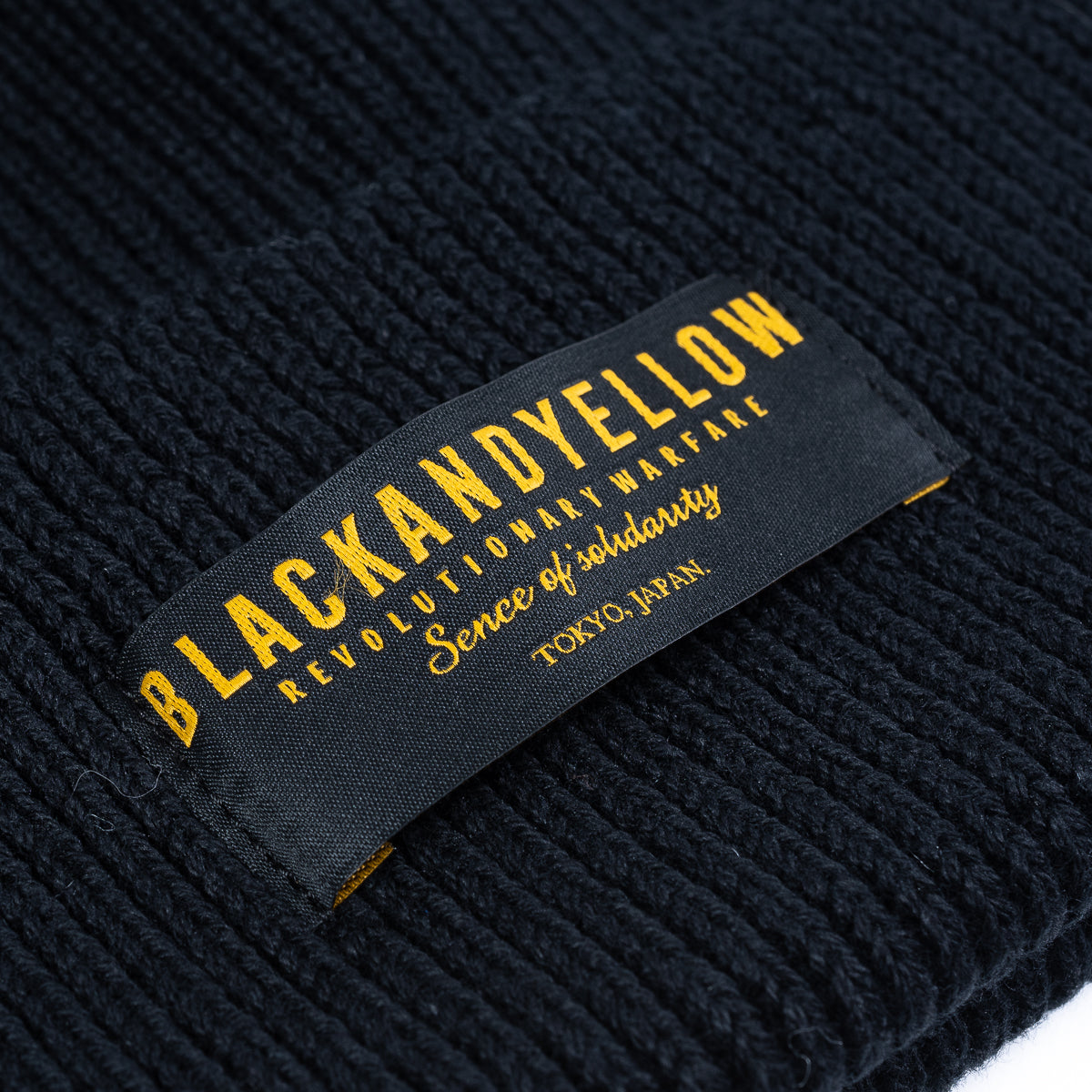 Cotton Knit Cap - Black