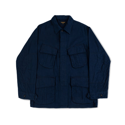 9oz Denim Jungle Fatigue Jacket - Dark Indigo