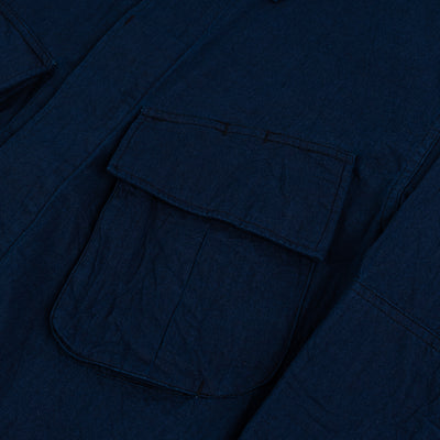 9oz Denim Jungle Fatigue Jacket - Dark Indigo