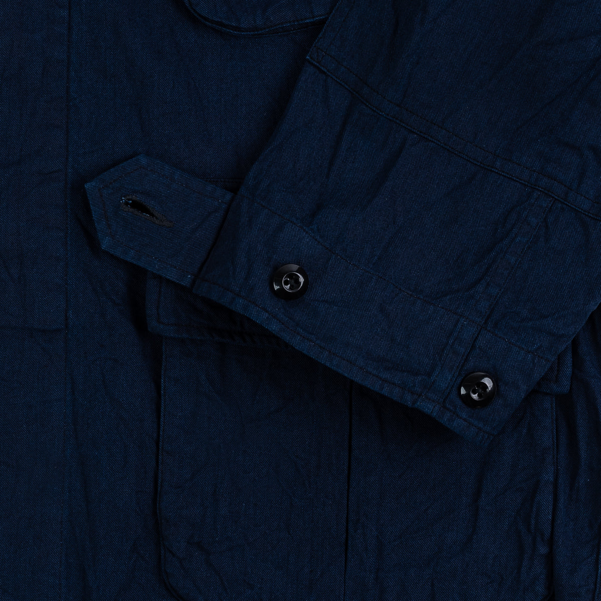 9oz Denim Jungle Fatigue Jacket - Dark Indigo
