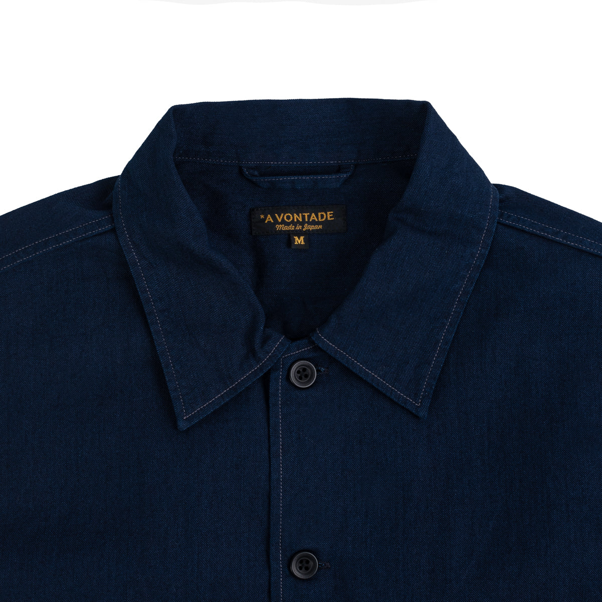 9oz Denim Prisoner Shirt - Dark Indigo