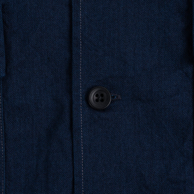 9oz Denim Prisoner Shirt - Dark Indigo