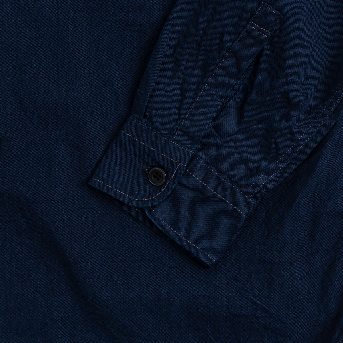 9oz Denim Prisoner Shirt - Dark Indigo