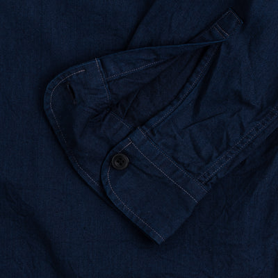 9oz Denim Prisoner Shirt - Dark Indigo