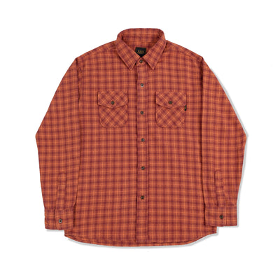 Amundsen Check Shirt - Burgundy