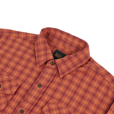 Amundsen Check Shirt - Burgundy