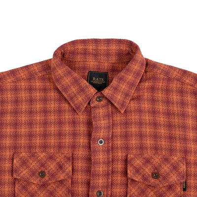 Amundsen Check Shirt - Burgundy