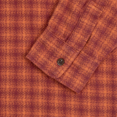 Amundsen Check Shirt - Burgundy