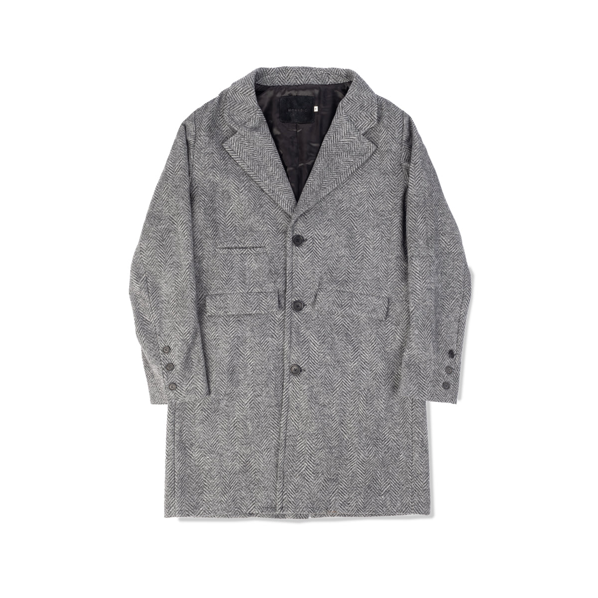 Chesterfield Wool Coat - Grey