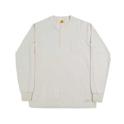 OD Henley Long Sleeve Tee - Natural