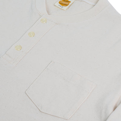 OD Henley Long Sleeve Tee - Natural