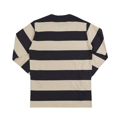 Wide Border L/S Tee - Oatmeal