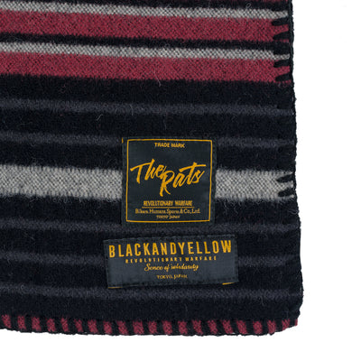 Wool Blanket - Black and Red