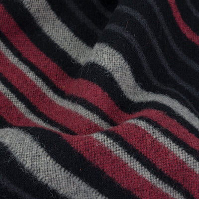 Wool Blanket - Black and Red