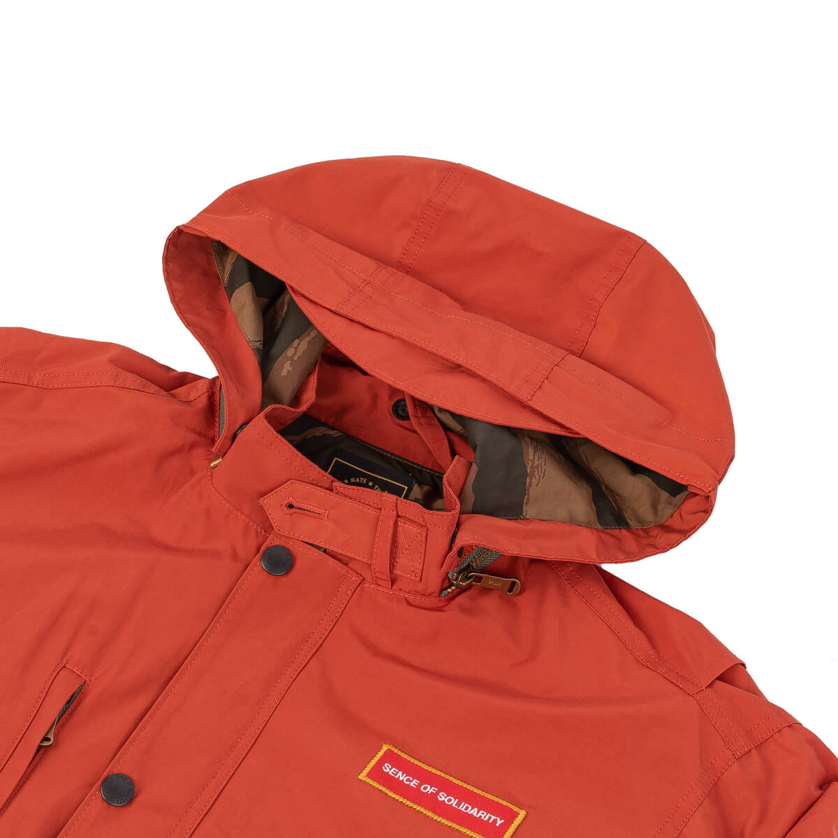 Cross Field Hooded Jacket - Red