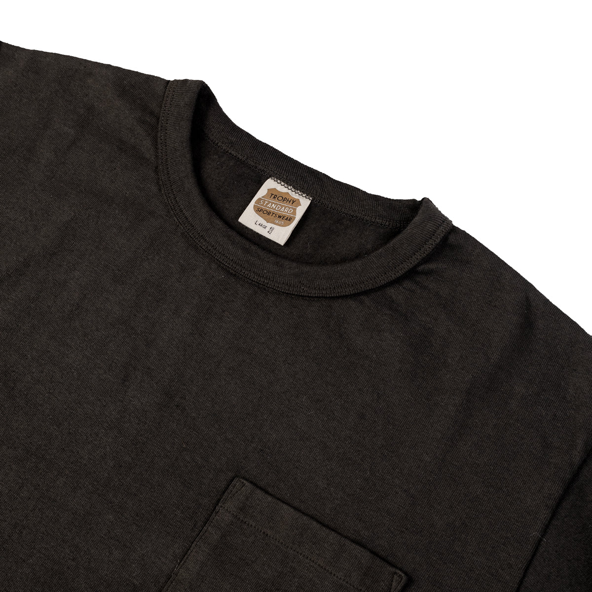 OD L/S Pocket Tee - Gun Black